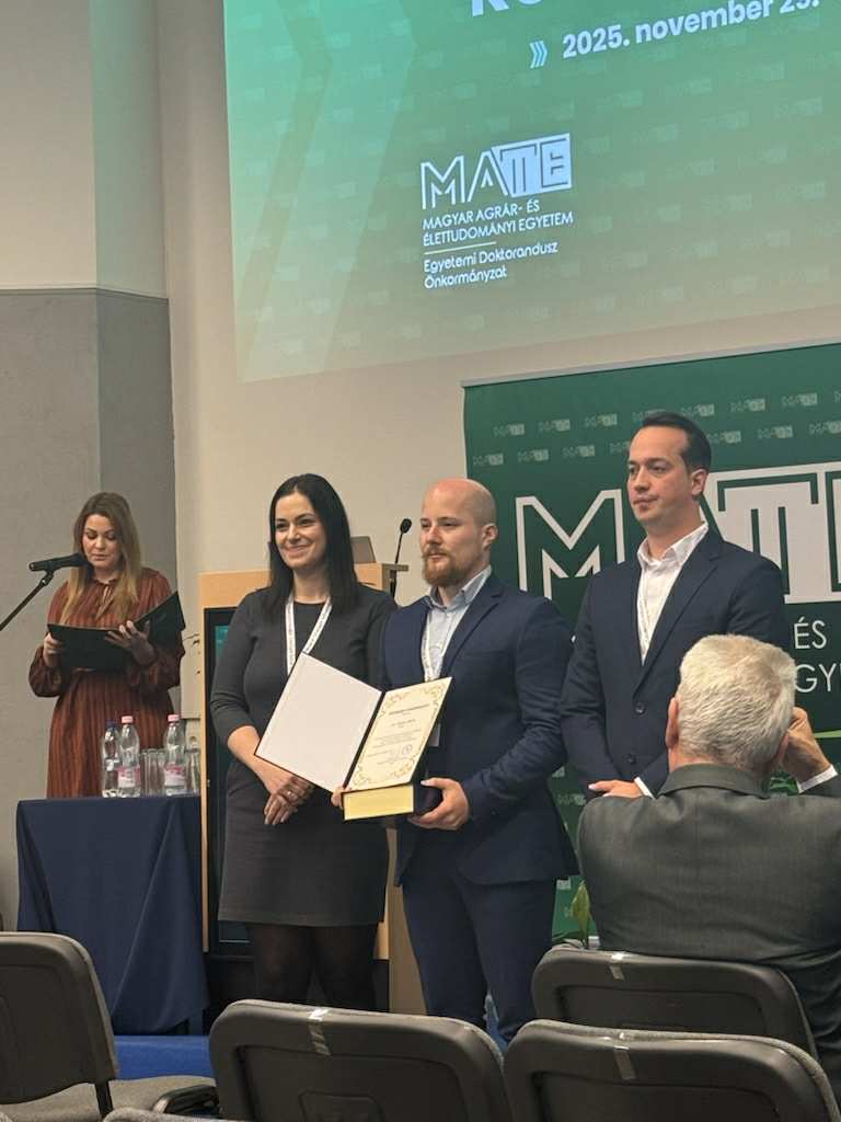 Közösség a tudományért díjban részesült Nemes Márk, az MMA MMKI fiatal kutatója