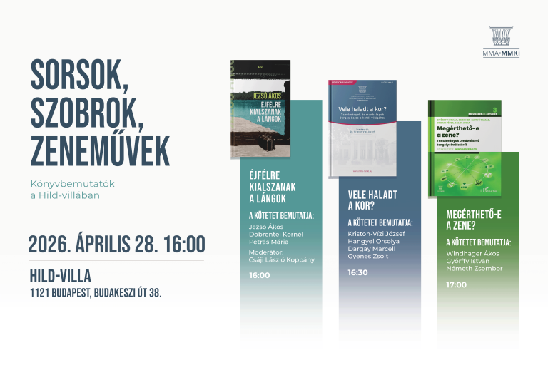 Sorsok, szobrok, zeneművek – Könyvbemutatók a Hild-villában